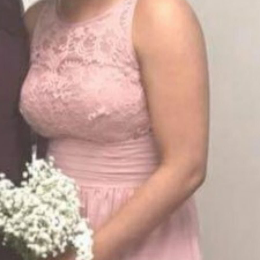 JJ's House formal dress, color- Dusty Rose, size 3, worn only once!
